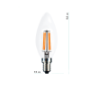 Led Filament Buji Ampul 4W E14 Gün Işığı – Dimmerli