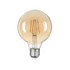 HEKA Edison Led Rustik Ampul Sarı Cam G95 6W E27 Sarı Işık