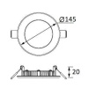 JUPİTER LD469 N 9W SIVA ALTI SLİM LED PANEL