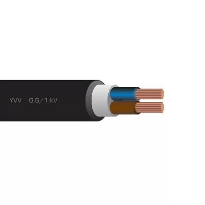 Yvv (Nyy) 0,6/ 1KV 2X4 Kablo 1 Metre