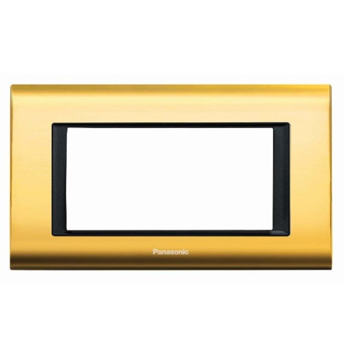 Viko Panasonic Thea Sistema Gold Siyah 4M Çerçeve