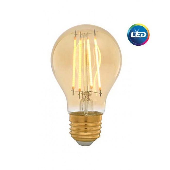 Panasonic E27 A60 LED Filaman Rustik Lamba 7W 630lm 2000K Gold