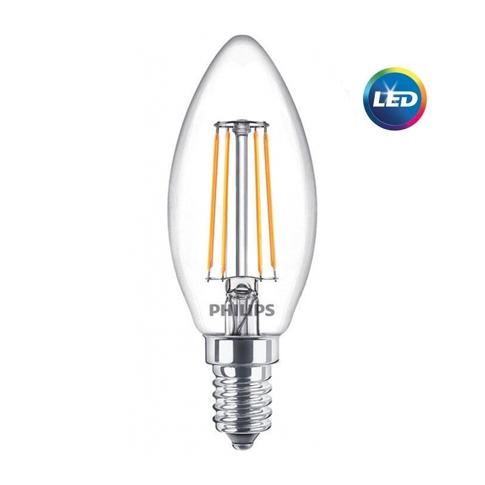 PH CLA LEDCandle ND 4.3-40W B35 E14 827 CL