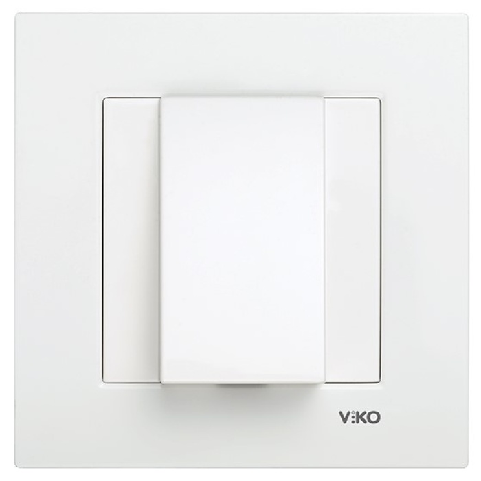 Viko Karre Kablo Çıkış (Boş) Çerçeve Kapağı - Beyaz