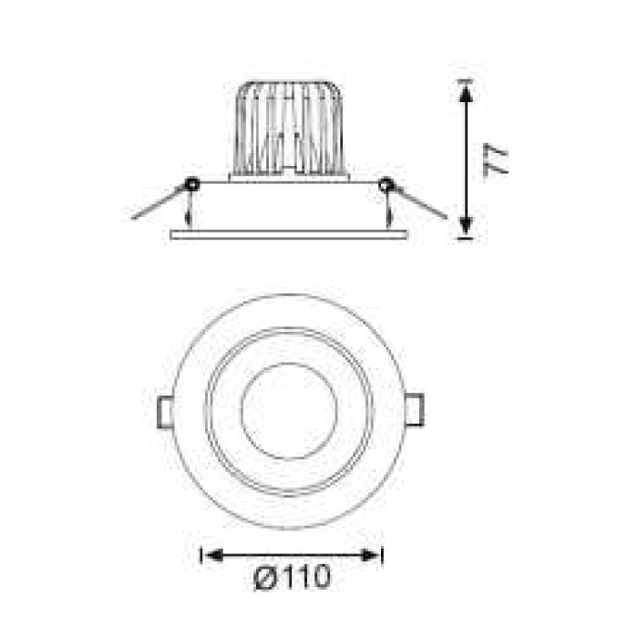 LS440 Hareketli LED Spot (3000K)