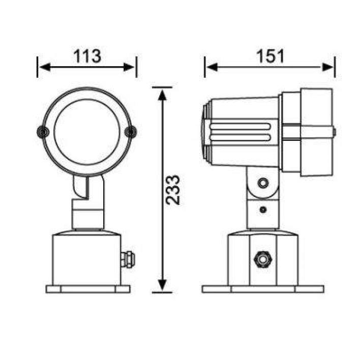 LG981 LED Bahçe Spot (6500K)