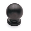 Düğme Misket 25 mm Siyah,  Dolap Çekmece Mobilya Mutfak Kulbu