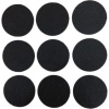 Pasific Zemin Koruyucu 50 mm Siyah Keçe, Ses ve Çizik Önleyici Siyah Mobilya Keçesi 2 Adet