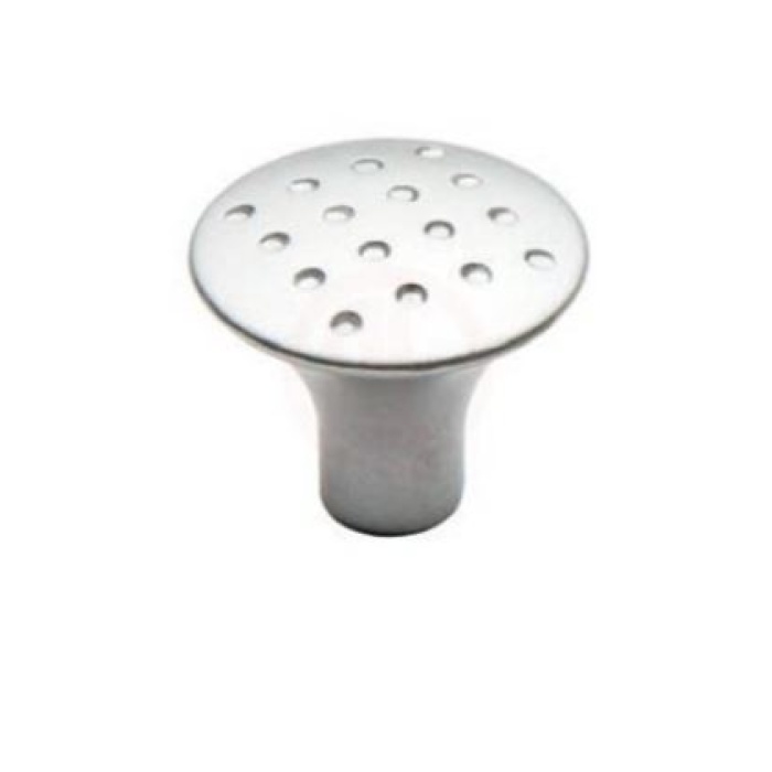 Noktalı Mat Krom Düğme Metal Çekmece Dolap Mobilya Kulpları Düğmesi