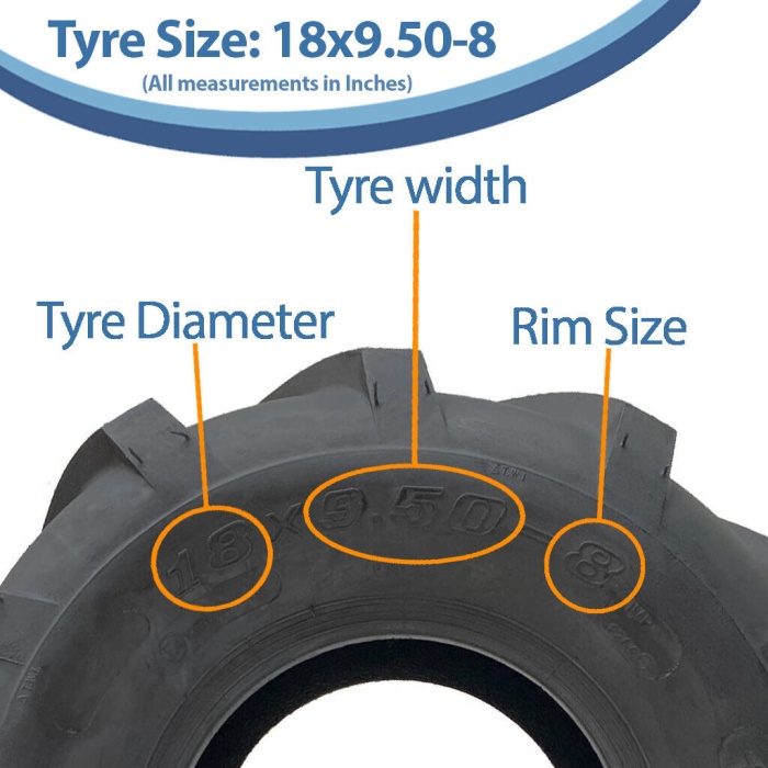 Wanda 18x9.5-8 P328 Atv Arka Lastik