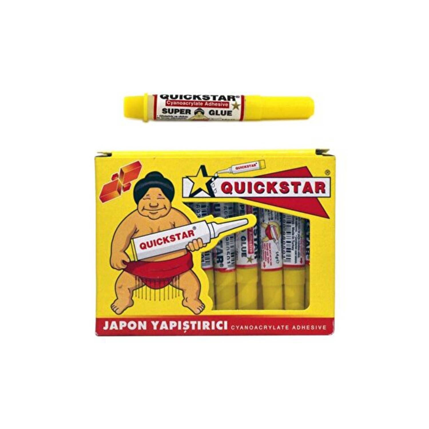 Quickstar 1,5 gr. Super Glue Japon Yapıştırıcısı (500 Adet)