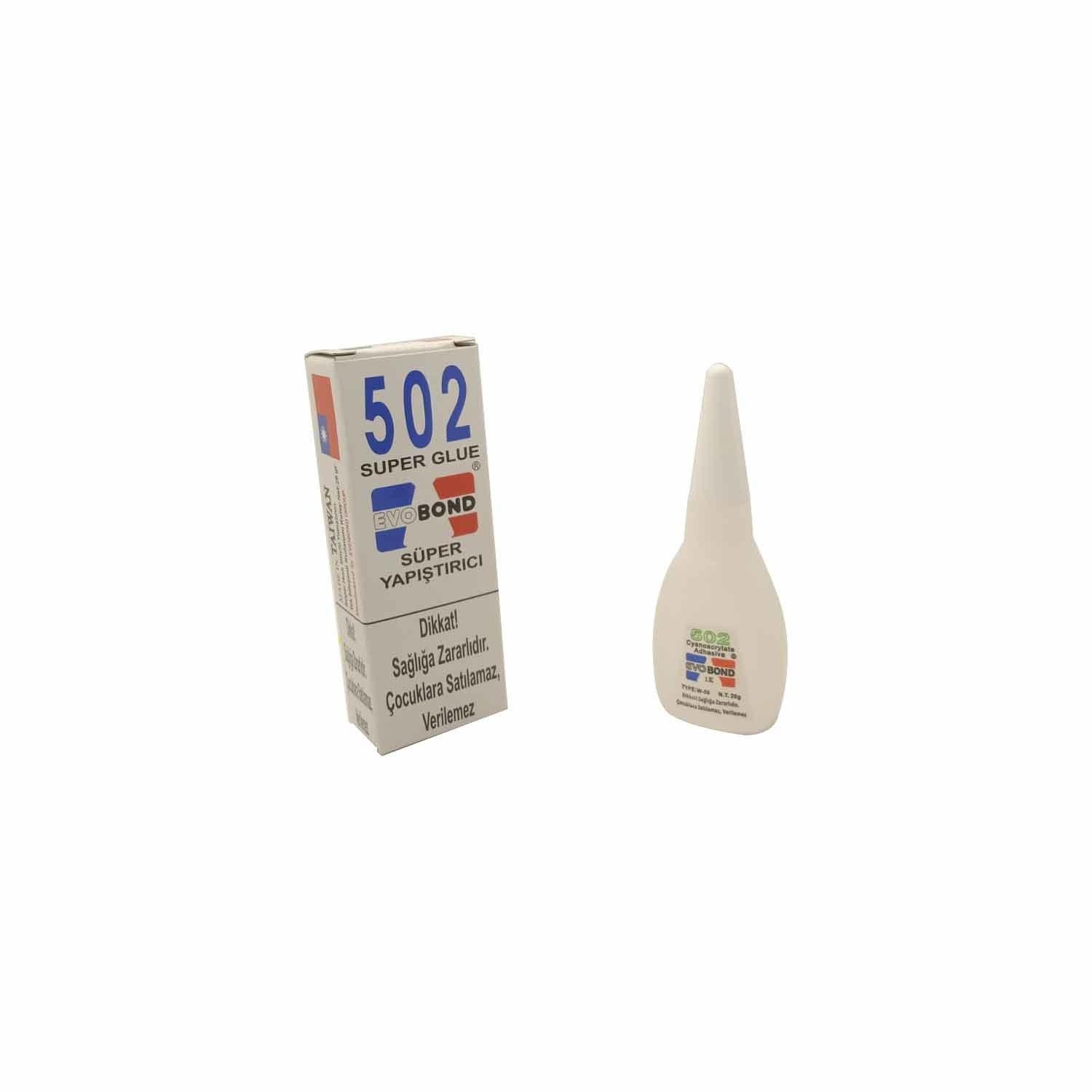 Evobond 502 Super Glue Japon Yapıştırıcısı (1 Adet)