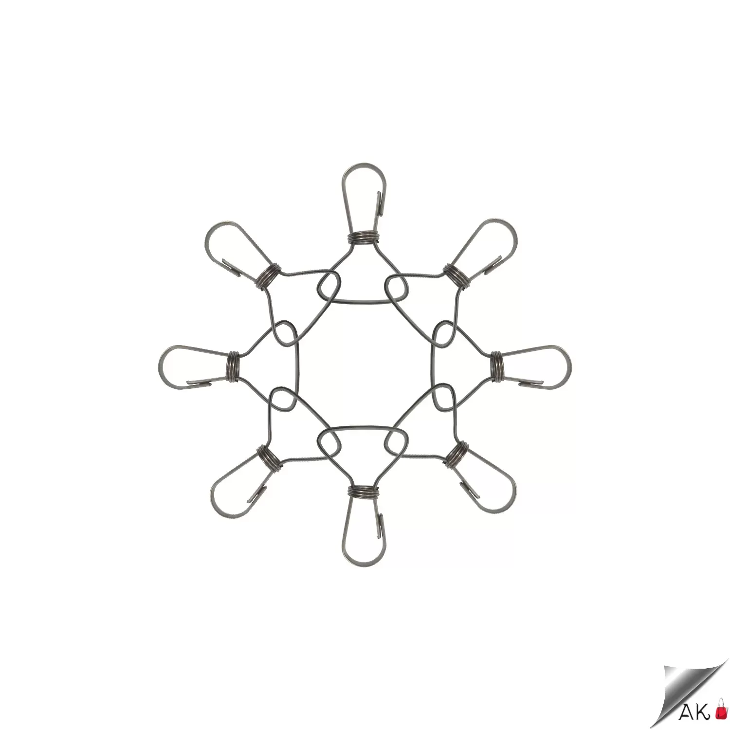 2 cm Sargılı Kanca Füme  - 50 Adet