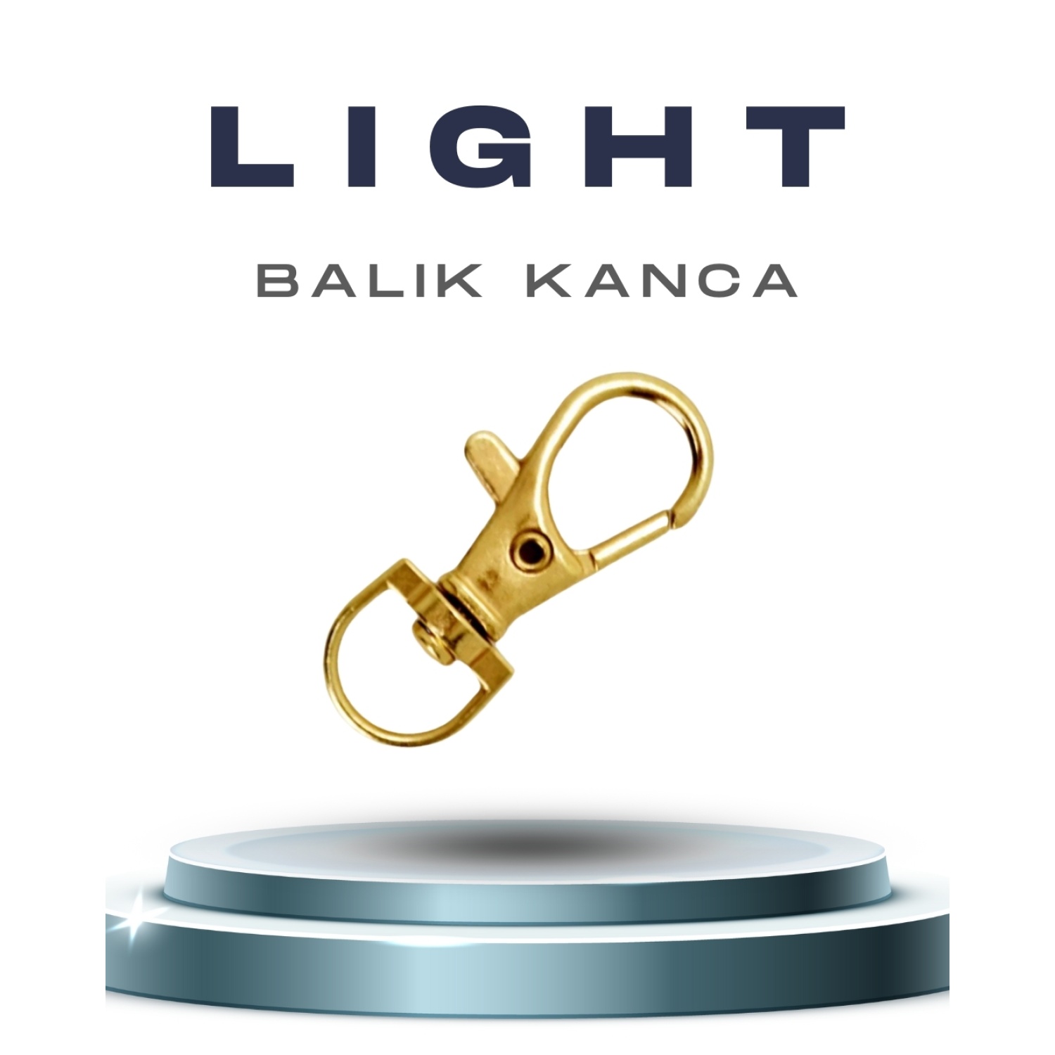 1 Adet Balık Kanca Light (Anahtarlık Halkası)