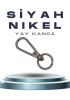 1 cm Yay Kanca  Siyah ( 50 adet )