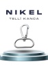 2.5 cm Telli Kanca Nikel  - 100 Adet