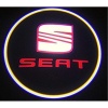 SEAT Marka Kapı Altı Hayalet Logo - Pilli Yapıştırmalı Kapıaltı Logo