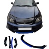 Honda Civic Uyumlu Ön Lip mavi Renkli 4 Parça - A+ Ürün - Dayanıklı Malzeme