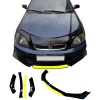 Honda Civic Uyumlu Ön Lip sarı Renkli 4 Parça - A+ Ürün - Dayanıklı Malzeme
