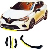 Renault Clio 5 Uyumlu Ön Lip sarı Renkli 4 Parça - A+ Ürün - Dayanıklı Malzeme