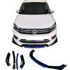 Volkswagen Caddy Uyumlu Ön Lip mavi Renkli 4 Parça - A+ Ürün - Dayanıklı Malzeme