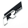 Volkswagen R Line Logo siyah Panjur Arması Civatalı - Orjinal Metal Ürün
