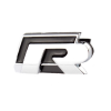 R Panjur Logo Siyah Panjur Arması Yapıştırmalı- Orjinal Ürün