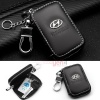 Hyundai Logolu Lüks Deri Anahtarlık -Fermuarlı Çantalı Şık Yeni Tasarım