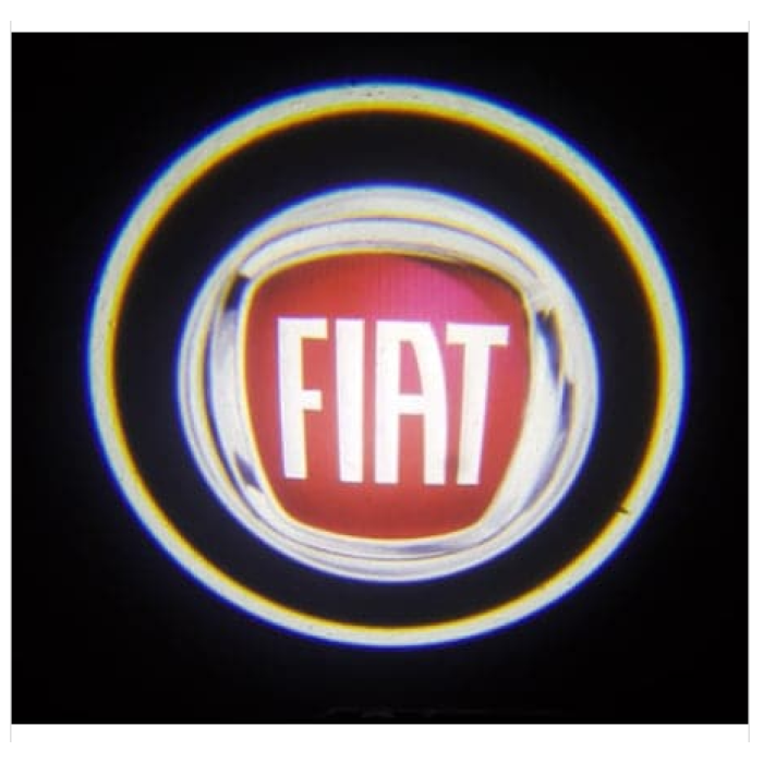 FİAT Marka Kapı Altı Hayalet Logo - Pilli Yapıştırmalı Kapıaltı Logo