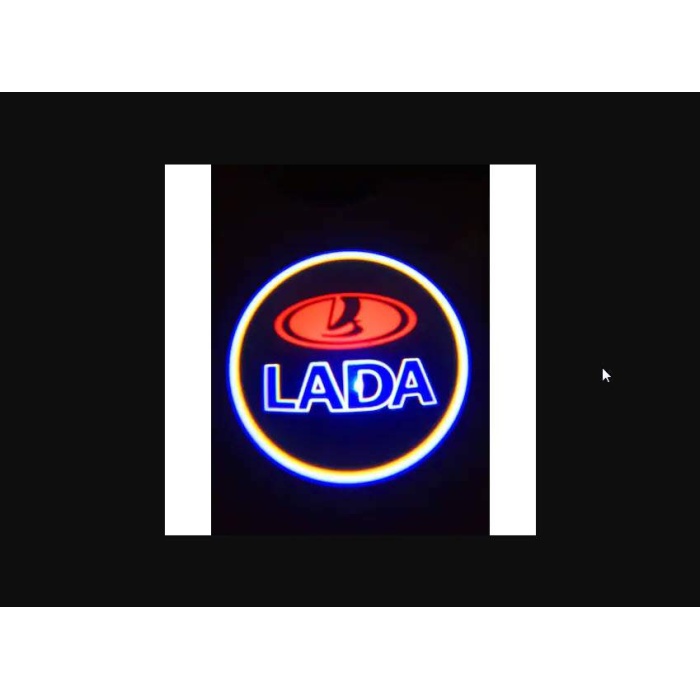 LADA Marka Kapı Altı Hayalet Logo - Pilli Yapıştırmalı Kapıaltı Logo