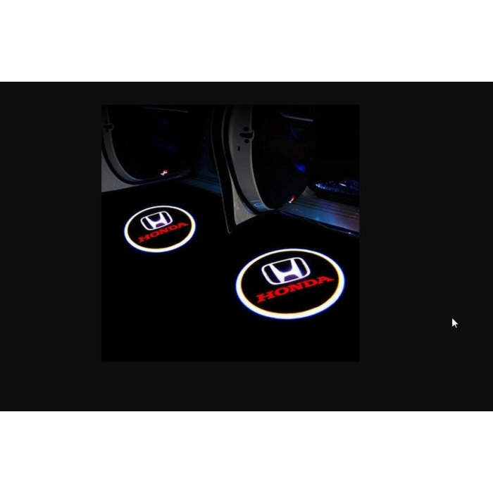 HONDA Marka Kapı Altı Hayalet Logo - Pilli Yapıştırmalı Kapıaltı Logo