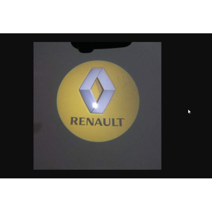 RENAULT Marka Kapı Altı Hayalet Logo - Pilli Yapıştırmalı Kapıaltı Logo