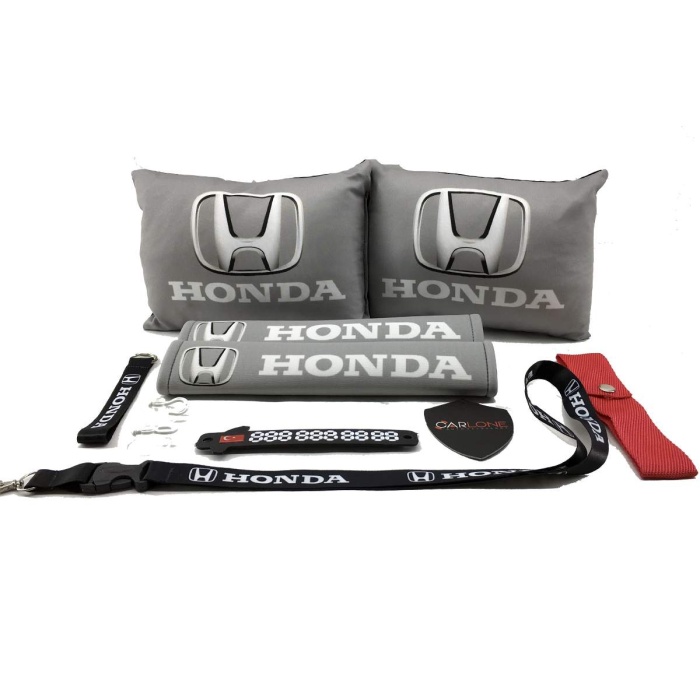 Honda Konfor Seti - Honda Oto Yastık Seti Kumaş - Honda Oto Boyun Yastığı Takım