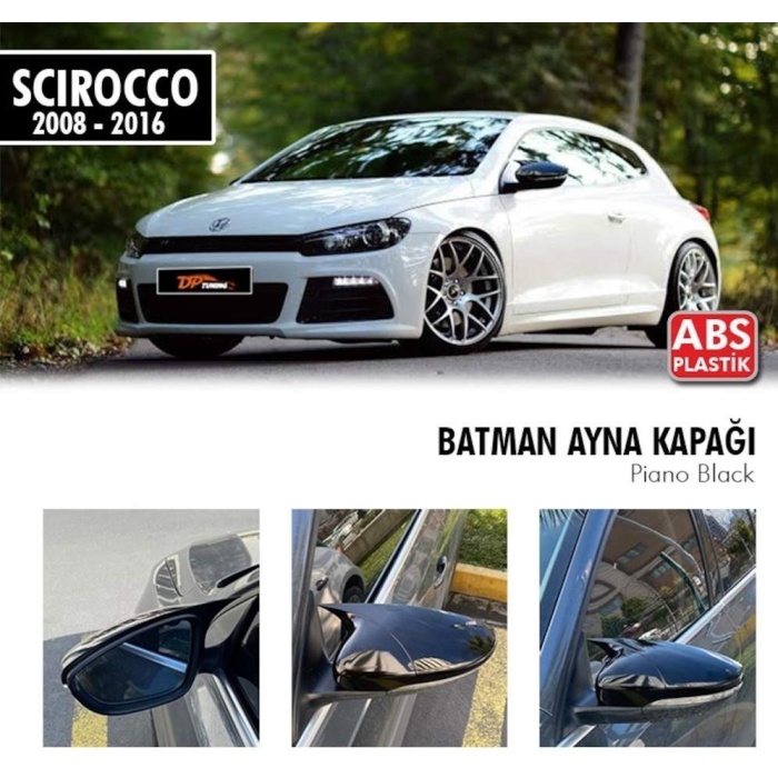 Scirocco Mk3 2008-2017 arası Yarasa / Batman Ayna Kapağı