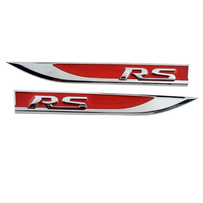 Rs Logolu Metal Çamurluk Arması Venti - Nikelaj Kaplamalı A+ Ürün
