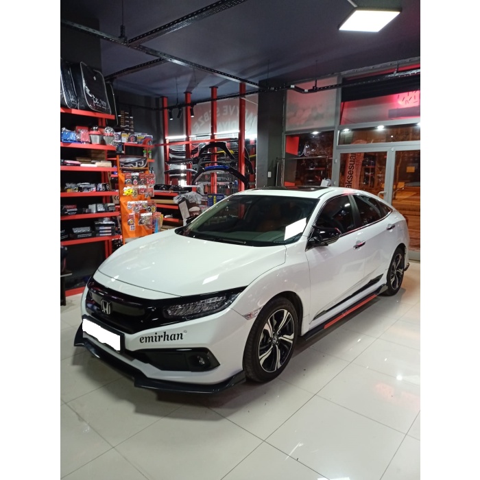Honda Civic fc5 uyumlu Renkli 8 Parça Maşbiyel - Marşbiyel - A+ Kalite