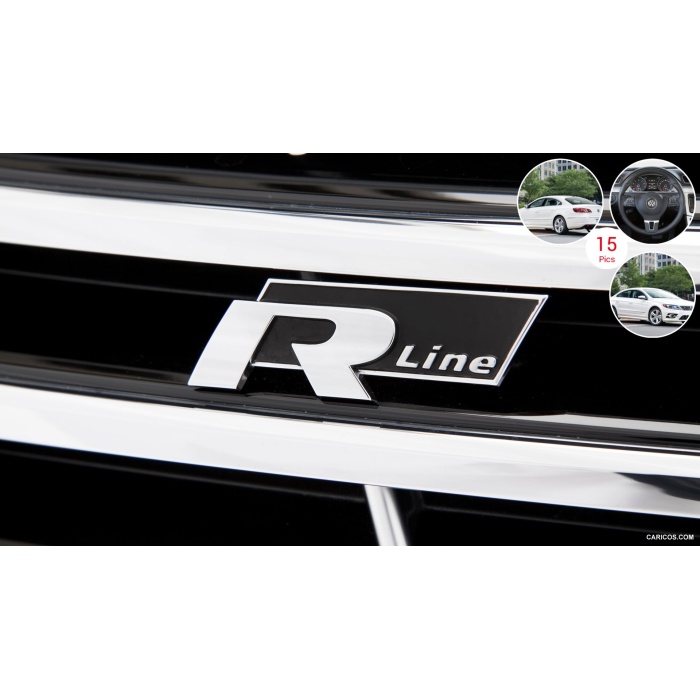 R Line Panjur Logosu Siyah - Panjur Arması - Orjinal Metal Ürün