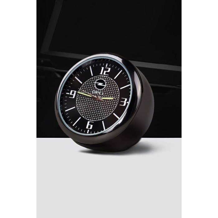 Opel Torpido Üstü Saat Markalı  Reflektörlü Akrep&Yelkovan