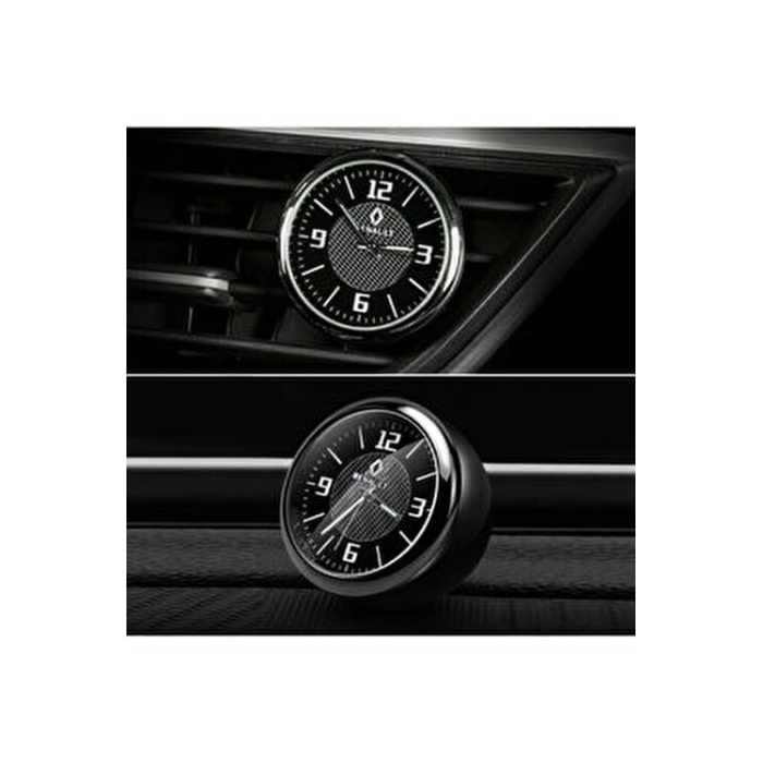 Renault Torpido Üstü Saat Markalı  Reflektörlü Akrep&Yelkovan