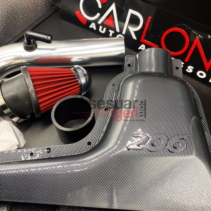 Peugeot 206 Uyumlu Spor Carbon Hava Filtre Kiti Seti - Profesyonel Ürün