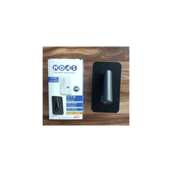 NOAS 3+7 Watt Anahtarlı Siyah Kasa Gün Işığı Ronda Led Aplik