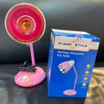 POWER STYLE Fişli E-27 Duy Ampullü Pembe Renk Masa Lambası