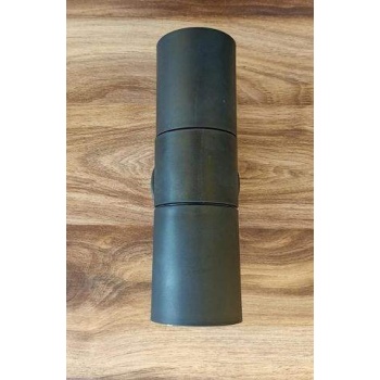 Dış Mekan Plastik Siyah Kasa Çift Yönlü Duvar Apliği ( 2 Adet GU10 Gün Işığı Ampul Hediyeli )