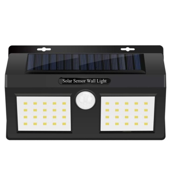 30 Watt Beyaz Işık Harekete Duyarlı Sensörlü Duvar Tipi Solar Led Armatür