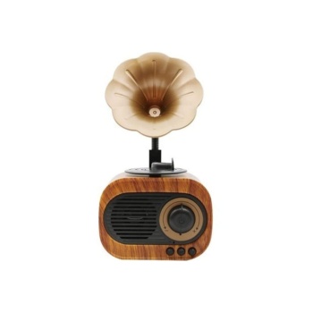 OCASSO Yüksek Kapasite Sesli Bluetoothlu Klasik Gramafon Radio