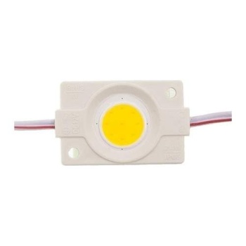 12 Volt 1,5 Watt Tek Mercekli Amber Işık 200lü Modül Led
