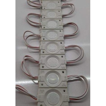 12 Volt 1,5 Watt Tek Mercekli Mavi Işık 200lü Modül Led