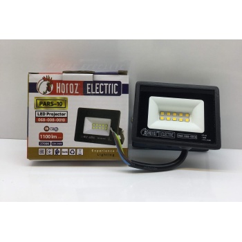 HOROZ 10 Watt 1100 Lümen 2700 Kelvin Gün Işığı Led Projektör (IP 65)