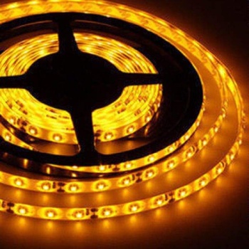 CATA 5 Metre 12 Volt 10 Çipli Dış Mekan Amber Işık Şerit Led (CT-4492)
