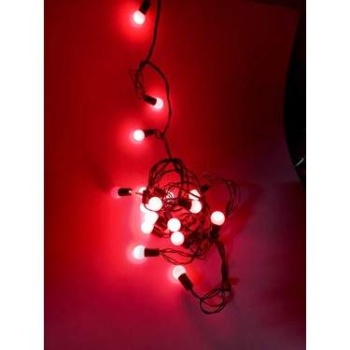 WINNBOSS 5 Metre Fişli Kırmızı Işık Top Simgeli İp Led